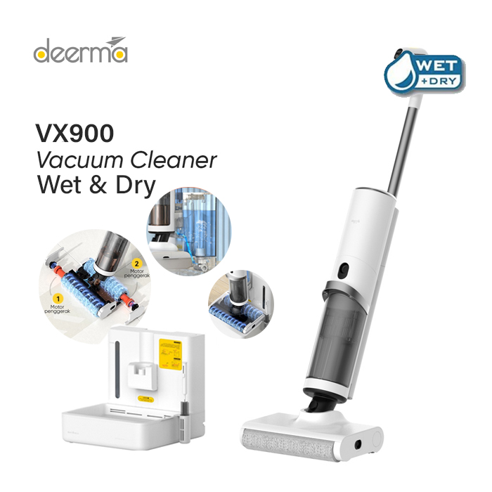 Deerma Vacuum Cleaner Penyedot Debu Wet & Dry - VX900